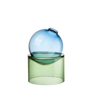 Vaso sfera con base basso