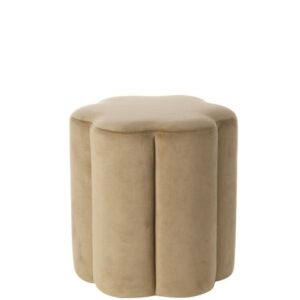 Pouf moderno in toni neutri – stile jungle contemporaneo