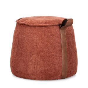 Pouf contenitore effetto ciniglia