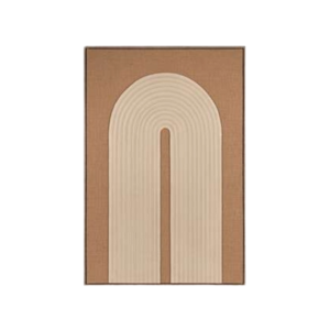 Quadro Arco con Cornice – Design Geometrico Materico