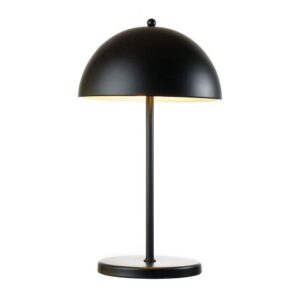 Lampada Dome da Tavolo – Metallo Nero Design Rétro Minimal