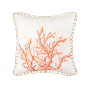 Cuscino con decorazione Corallo ideale per la casa al mare