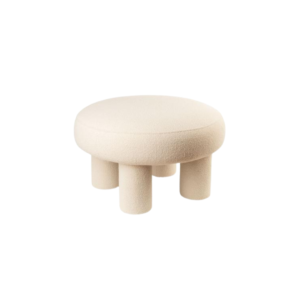 Pouf in Tessuto Morbido – Design Essenziale e Comfort